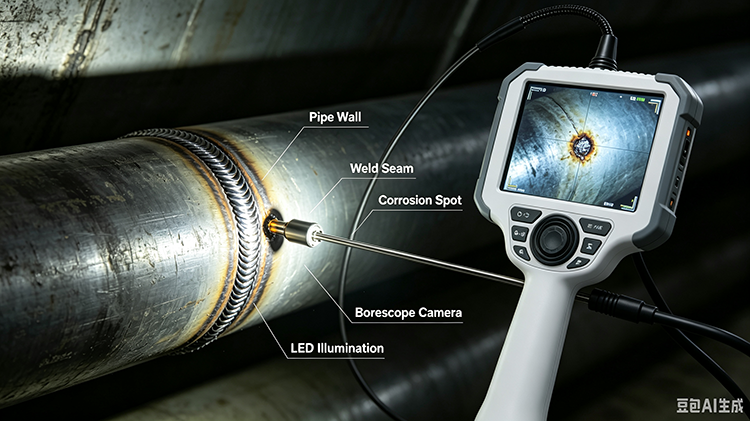 Industrial Borescope Inspection for Oil & Gas Pipelines