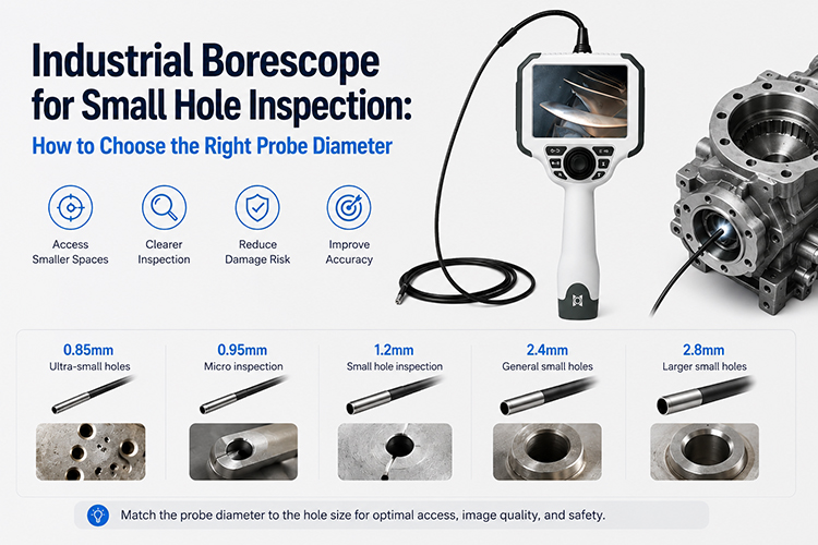 Industrial Borescope for Small Hole Inspection: How to Choose the Right Probe Diameter