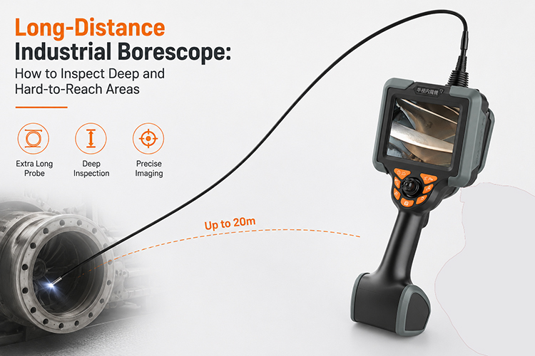 Long-Distance Industrial Borescope: How to Inspect Deep and Hard-to-Reach Areas