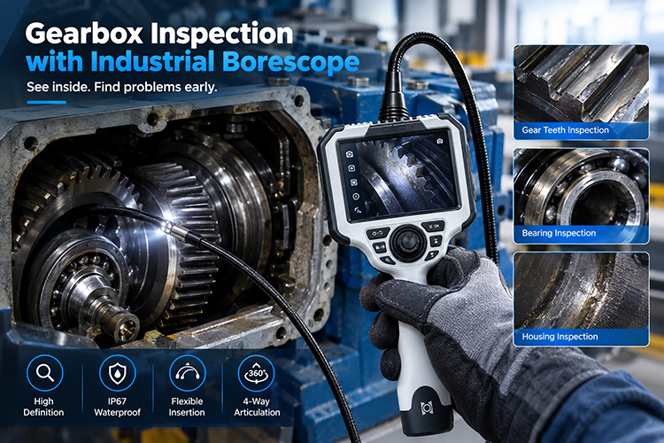 Industrial Borescope for Gearbox Inspection: A Complete Guide