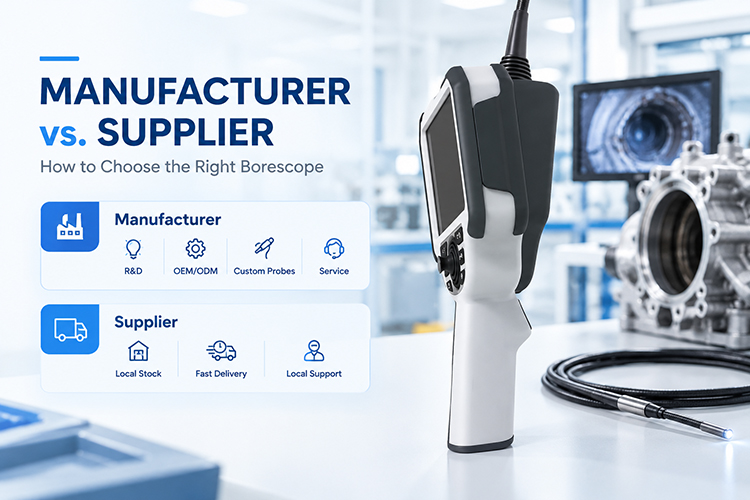 Industrial Borescope Manufacturer vs. Supplier: How to Choose the Right One