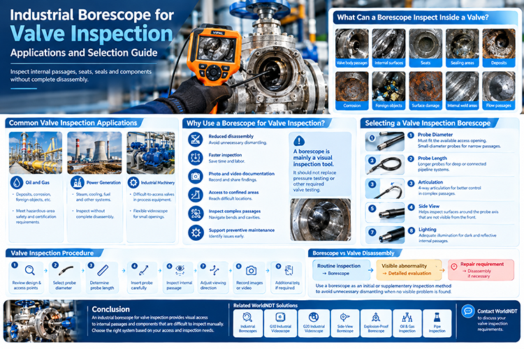 Industrial Borescope for Valve Inspection: Applications and Selection Guide