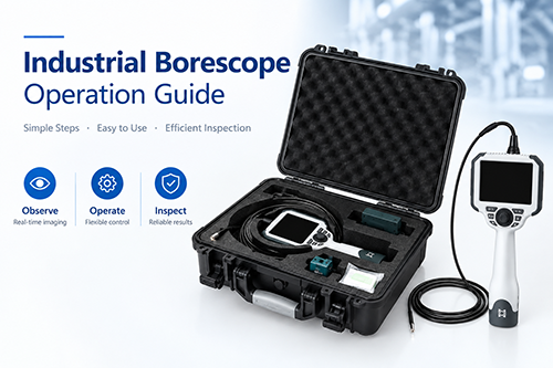 Learn How to Use an Industrial Borescope Quickly and Effectively
